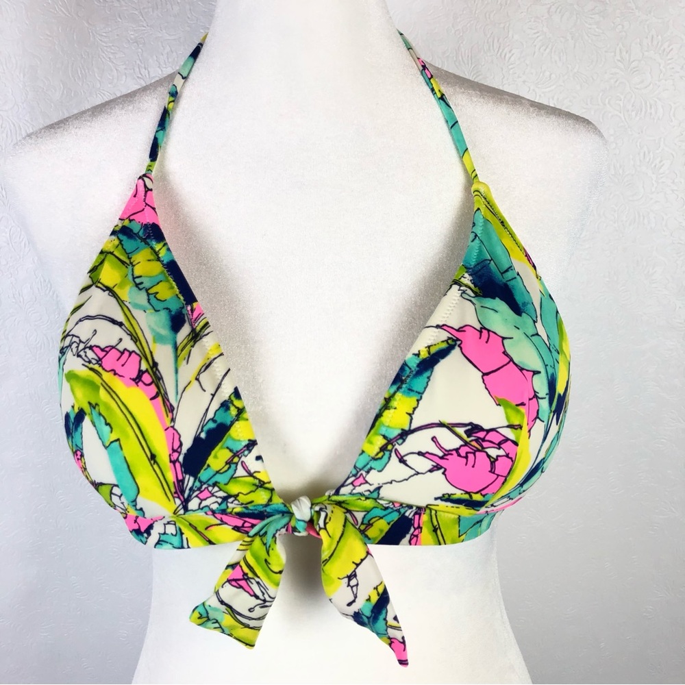 Victoria’s Secret Triangle Bikini top 2013 catalog size medium multicolor.